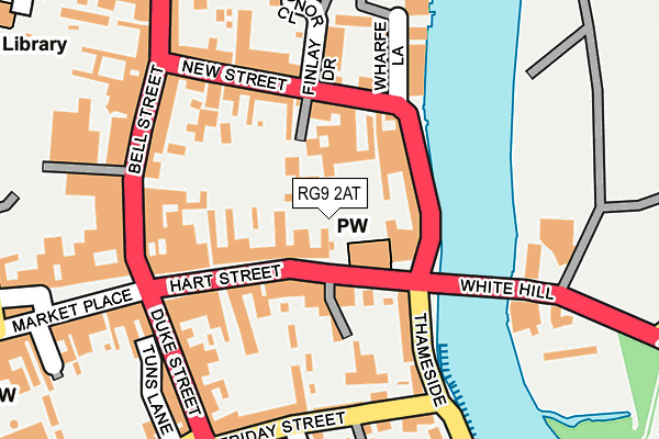 RG9 2AT map - OS OpenMap – Local (Ordnance Survey)