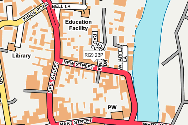 Map of EXPERIENCE HENLEY LTD at local scale