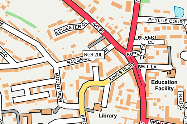 RG9 2DL map - OS OpenMap – Local (Ordnance Survey)