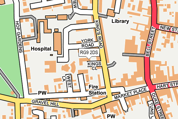 RG9 2DS map - OS OpenMap – Local (Ordnance Survey)