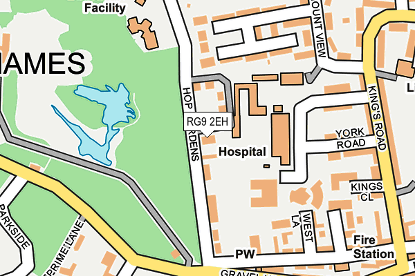 RG9 2EH map - OS OpenMap – Local (Ordnance Survey)