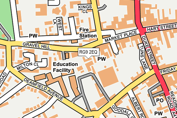 RG9 2EQ map - OS OpenMap – Local (Ordnance Survey)