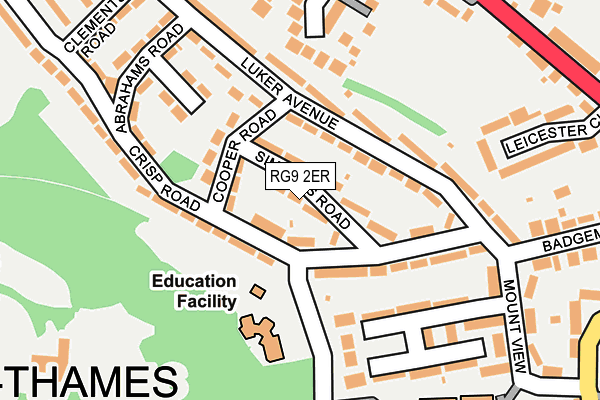 RG9 2ER map - OS OpenMap – Local (Ordnance Survey)