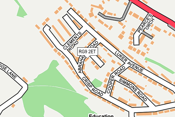 RG9 2ET map - OS OpenMap – Local (Ordnance Survey)