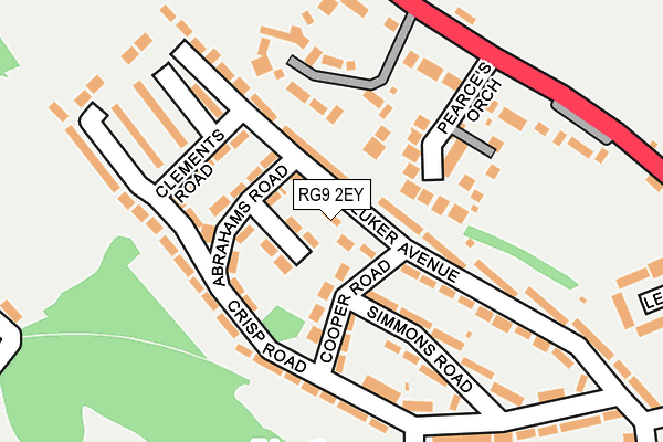 RG9 2EY map - OS OpenMap – Local (Ordnance Survey)