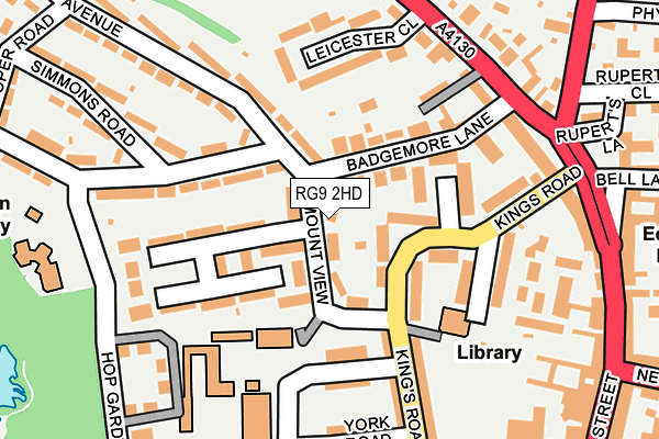 RG9 2HD map - OS OpenMap – Local (Ordnance Survey)