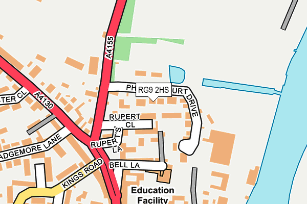 RG9 2HS map - OS OpenMap – Local (Ordnance Survey)