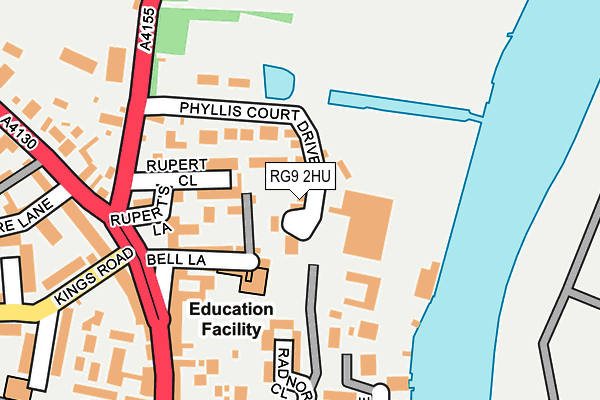 RG9 2HU map - OS OpenMap – Local (Ordnance Survey)