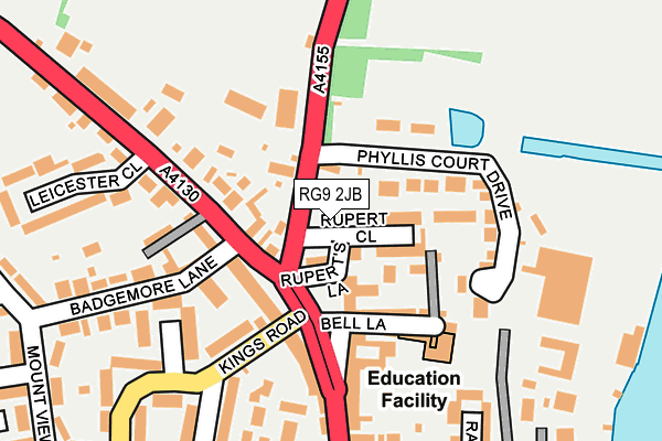 RG9 2JB map - OS OpenMap – Local (Ordnance Survey)