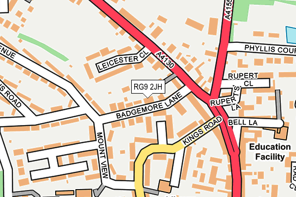 RG9 2JH map - OS OpenMap – Local (Ordnance Survey)