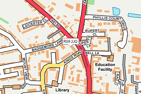 RG9 2JQ map - OS OpenMap – Local (Ordnance Survey)