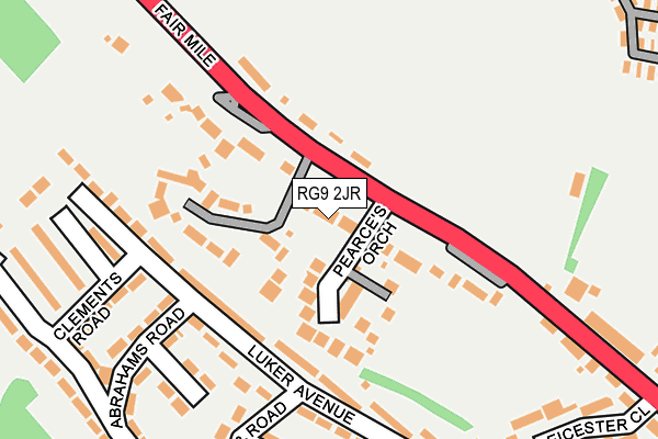 RG9 2JR map - OS OpenMap – Local (Ordnance Survey)