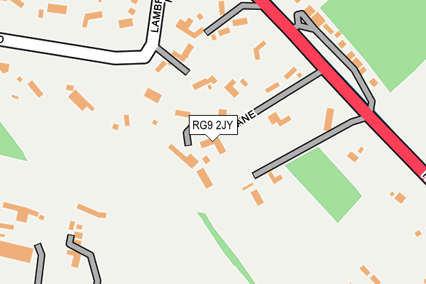 RG9 2JY map - OS OpenMap – Local (Ordnance Survey)