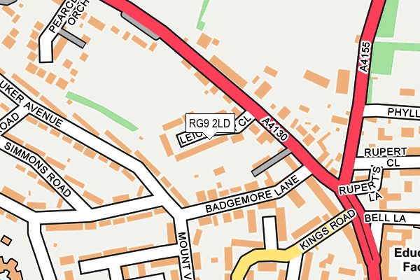 RG9 2LD map - OS OpenMap – Local (Ordnance Survey)