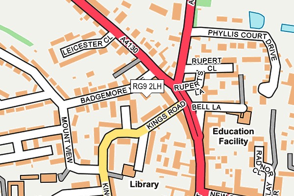 RG9 2LH map - OS OpenMap – Local (Ordnance Survey)