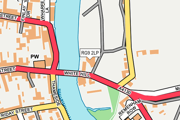 RG9 2LP map - OS OpenMap – Local (Ordnance Survey)
