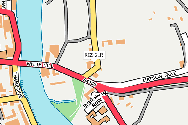 RG9 2LR map - OS OpenMap – Local (Ordnance Survey)