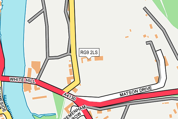 RG9 2LS map - OS OpenMap – Local (Ordnance Survey)