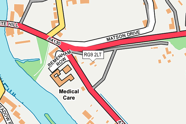 RG9 2LT map - OS OpenMap – Local (Ordnance Survey)