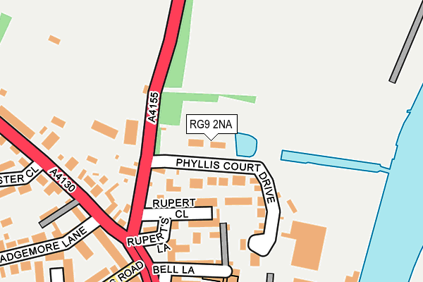 RG9 2NA map - OS OpenMap – Local (Ordnance Survey)