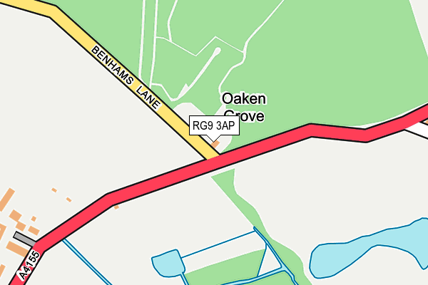 RG9 3AP map - OS OpenMap – Local (Ordnance Survey)