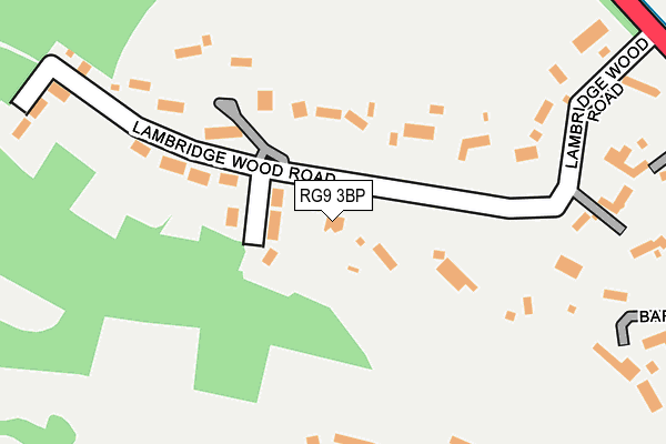 RG9 3BP map - OS OpenMap – Local (Ordnance Survey)