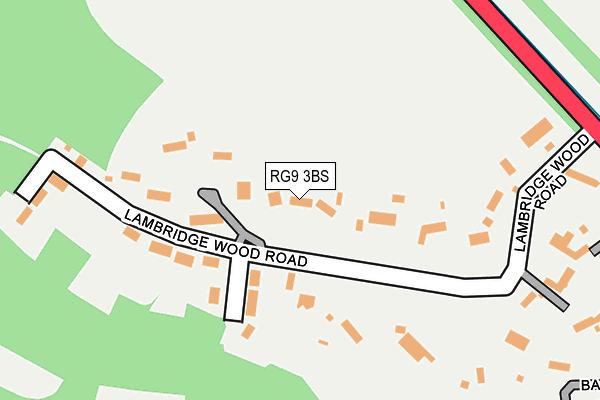 RG9 3BS map - OS OpenMap – Local (Ordnance Survey)
