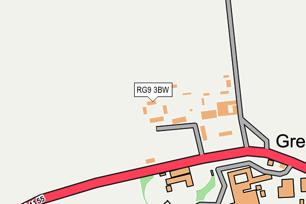 RG9 3BW map - OS OpenMap – Local (Ordnance Survey)