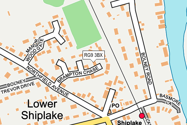 RG9 3BX map - OS OpenMap – Local (Ordnance Survey)