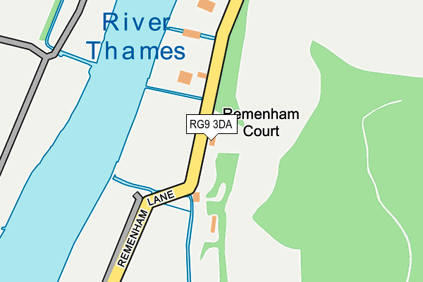 RG9 3DA map - OS OpenMap – Local (Ordnance Survey)