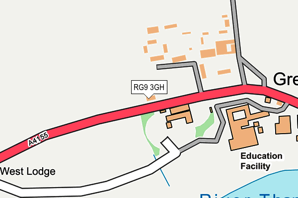RG9 3GH map - OS OpenMap – Local (Ordnance Survey)