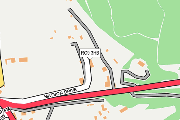 RG9 3HB map - OS OpenMap – Local (Ordnance Survey)
