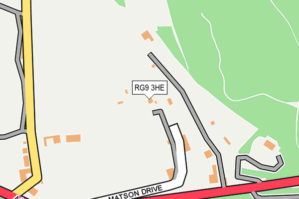 RG9 3HE map - OS OpenMap – Local (Ordnance Survey)