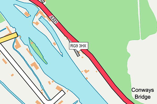 RG9 3HX map - OS OpenMap – Local (Ordnance Survey)