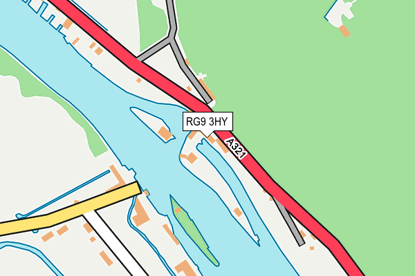 RG9 3HY map - OS OpenMap – Local (Ordnance Survey)