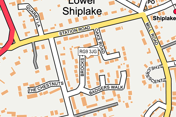 RG9 3JG map - OS OpenMap – Local (Ordnance Survey)