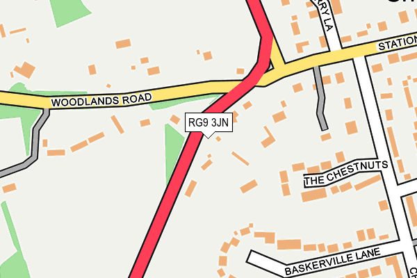 RG9 3JN map - OS OpenMap – Local (Ordnance Survey)