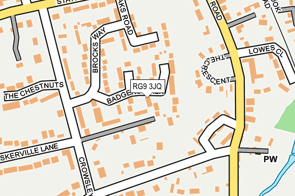 RG9 3JQ map - OS OpenMap – Local (Ordnance Survey)
