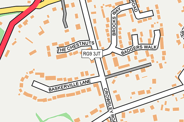 RG9 3JT map - OS OpenMap – Local (Ordnance Survey)
