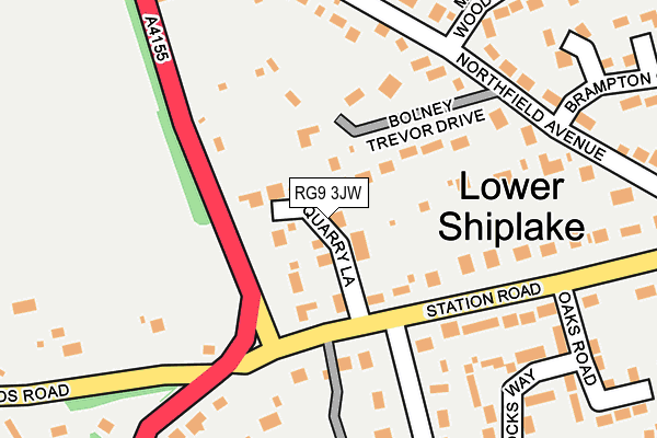RG9 3JW map - OS OpenMap – Local (Ordnance Survey)