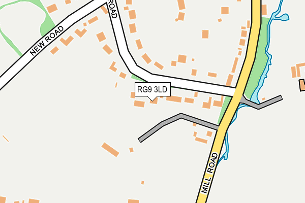 RG9 3LD map - OS OpenMap – Local (Ordnance Survey)