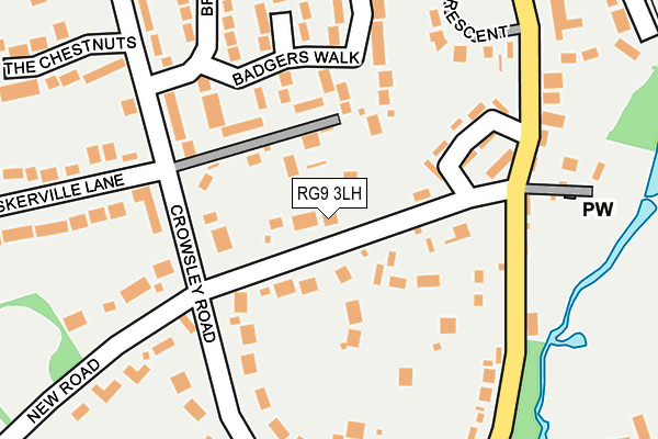 RG9 3LH map - OS OpenMap – Local (Ordnance Survey)