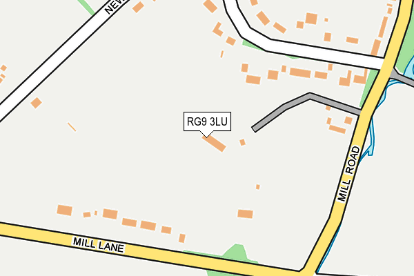 RG9 3LU map - OS OpenMap – Local (Ordnance Survey)