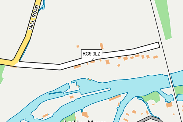 RG9 3LZ map - OS OpenMap – Local (Ordnance Survey)