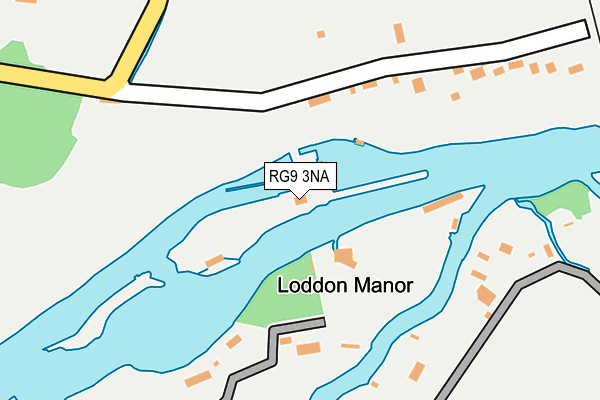 RG9 3NA map - OS OpenMap – Local (Ordnance Survey)