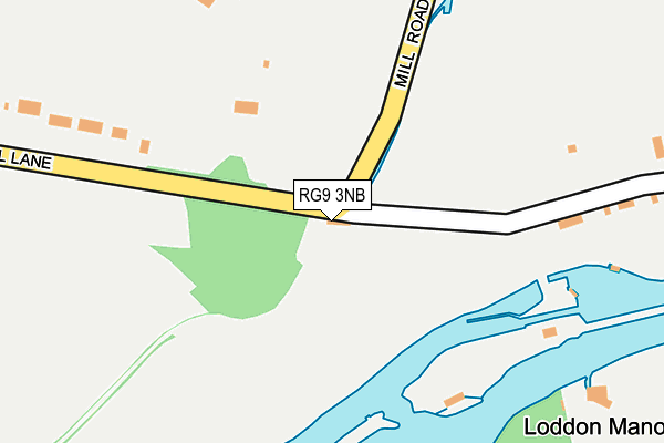 RG9 3NB map - OS OpenMap – Local (Ordnance Survey)