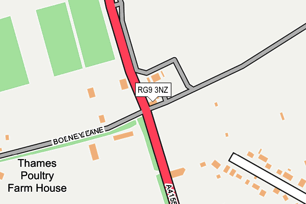 RG9 3NZ map - OS OpenMap – Local (Ordnance Survey)
