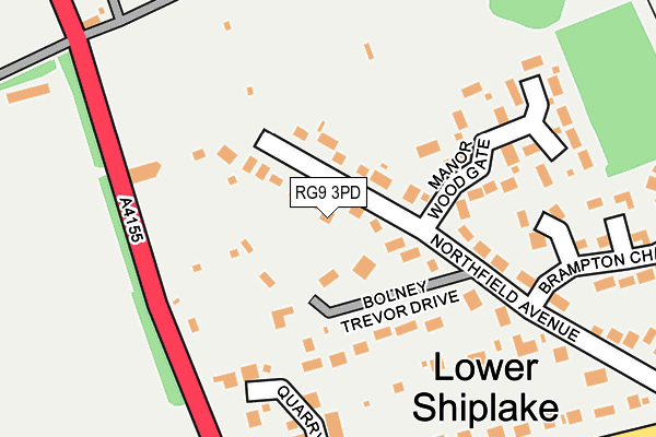 RG9 3PD map - OS OpenMap – Local (Ordnance Survey)