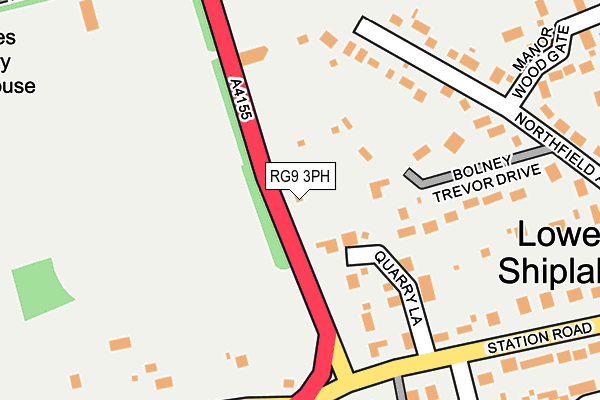 RG9 3PH map - OS OpenMap – Local (Ordnance Survey)