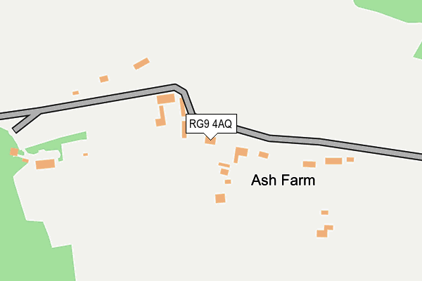 RG9 4AQ map - OS OpenMap – Local (Ordnance Survey)